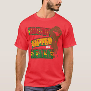 Camiseta Jóvenes talentosos y negros Historia Negra Mes Org