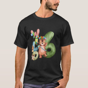 Camiseta Jóvenes Zoo Jungle Animal salvaje de 6 años de eda