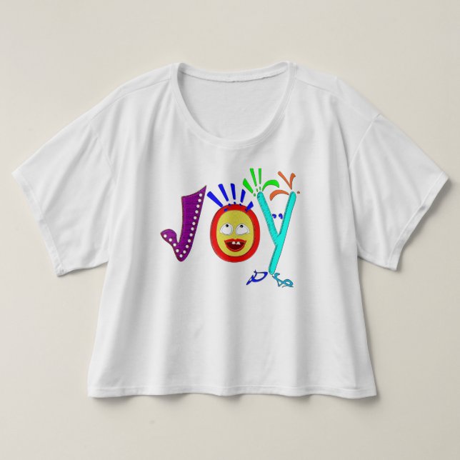 CAMISETA ¡JOY! (Diseño del anverso)