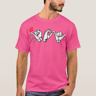 Camiseta JOY ASL Rótulo Language Design 4