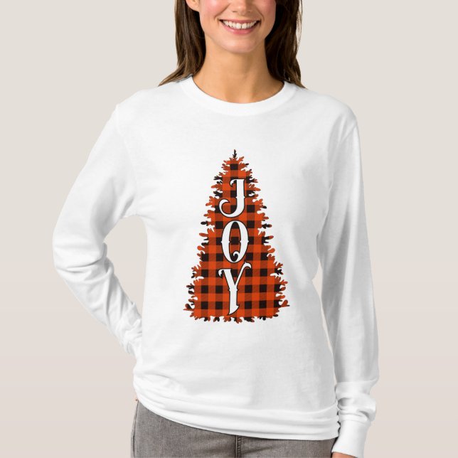 Camiseta Joy Christmas Tree (Anverso)