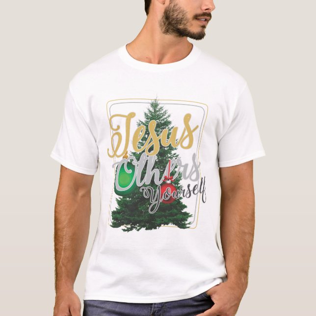 Camiseta JOY en la temporada de Navidades Jesús otros (Anverso)
