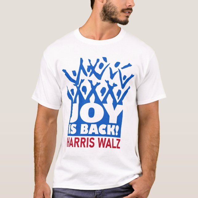 Camiseta Joy está de vuelta Harris Walz T-Shirt (Anverso)