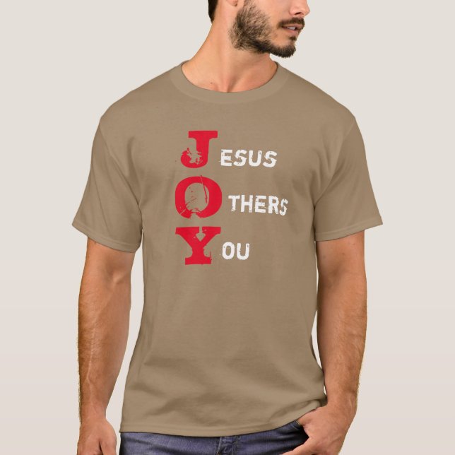 Camiseta JOY Jesús, otros, lo Personalizares (Anverso)