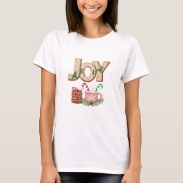 Camiseta JOY Navidades Cookie & Cocoa