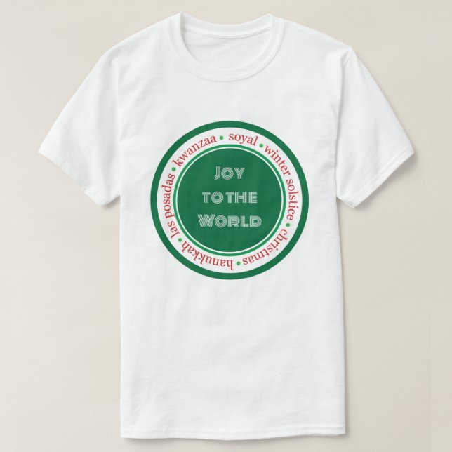 Camiseta Joy to the World T Shirt (Diseño del anverso)