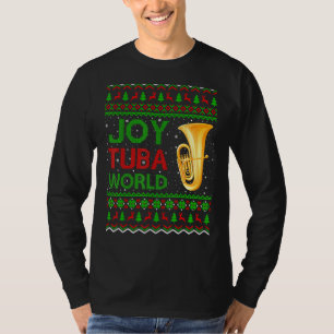Camiseta Joy Tuba World Music Xmas Navidades Tuba feos
