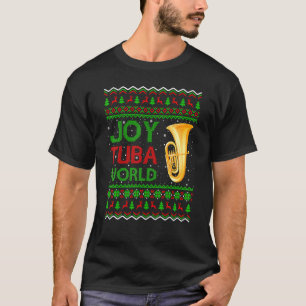 Camiseta Joy Tuba World Music Xmas Navidades Tuba feos