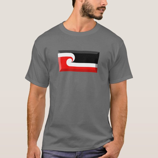 Camiseta Joya maorí de la bandera (Anverso)