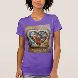 Camiseta Joyas Y Vidrio Manchado Serie Steampunk