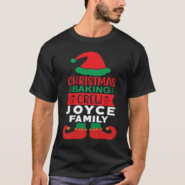 Camiseta Joyce Family Navidades Baking Crew Mating Elf (Anverso)