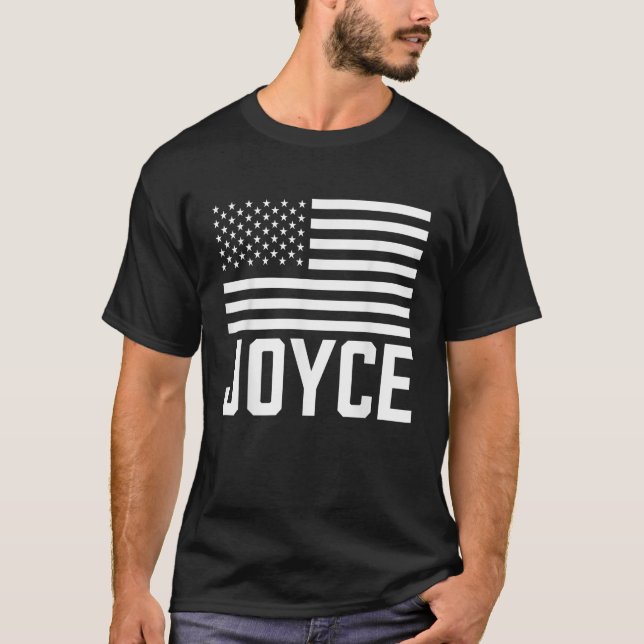 Camiseta Joyce Usa Personalizado Nombre De Nombre De Usuari (Anverso)