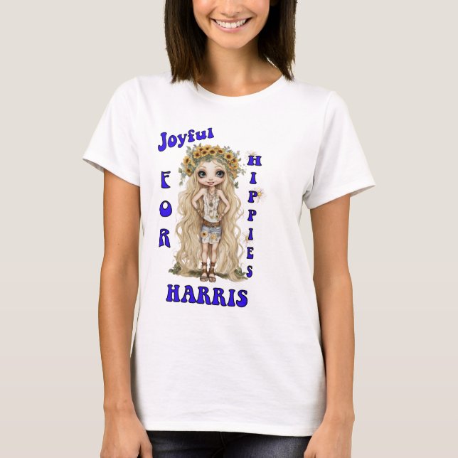 Camiseta Joyent Kamala Harris presidente Hippie Boho (Anverso)