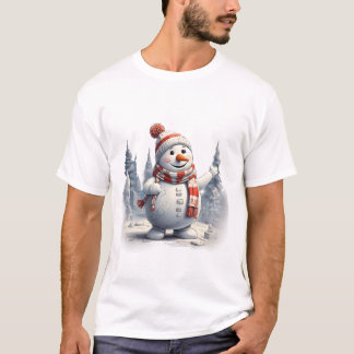 Camiseta Joyent Snowman Giggles Tee