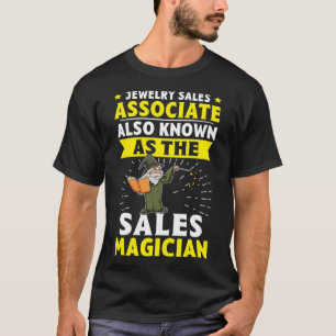 Camiseta Joyería Asociada De Ventas El Magician De Ventas