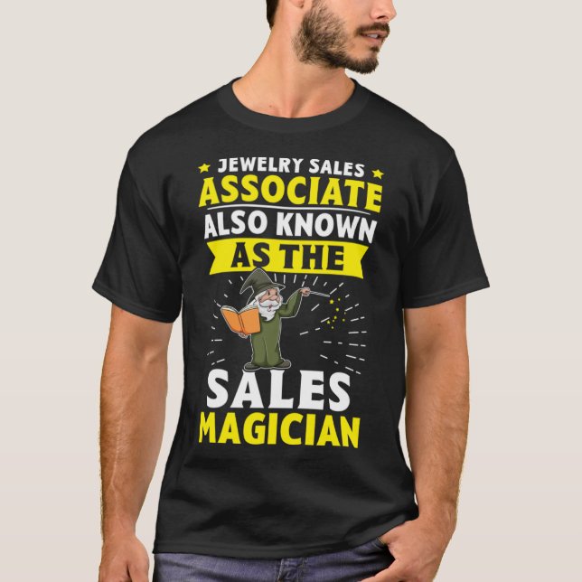 Camiseta Joyería Asociada De Ventas El Magician De Ventas (Anverso)