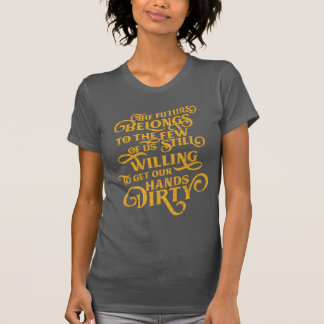 Camiseta Joyería de Ashley Lozano "el futuro" en oro