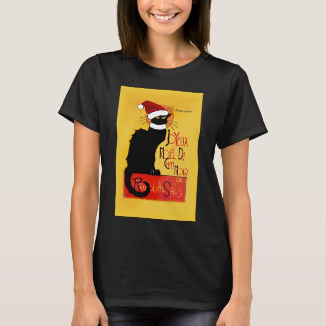 Camiseta Joyeux Noël Du Chat Noir (Anverso)