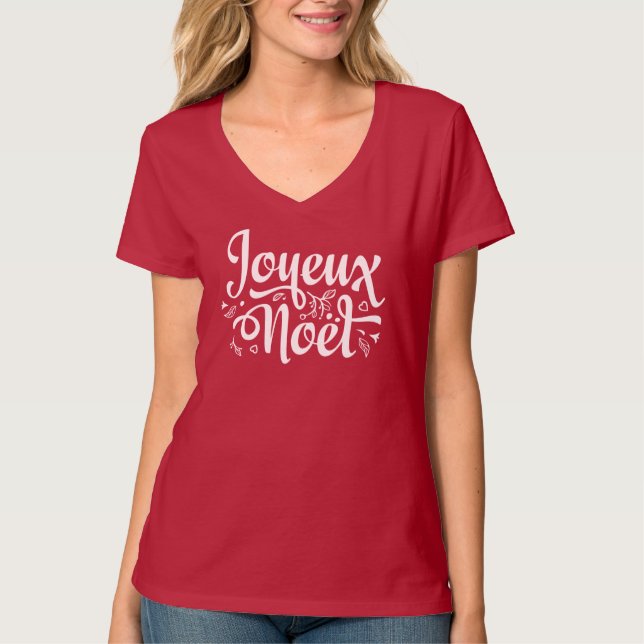 Camiseta Joyeux Noel Red (Anverso)