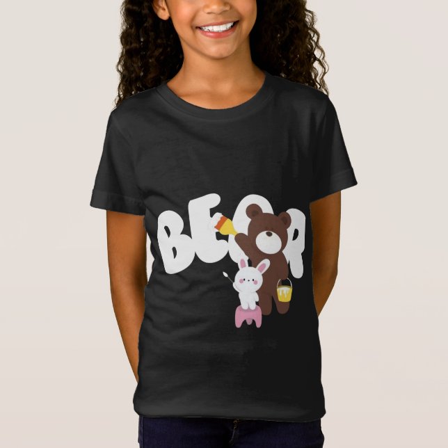 Camiseta Joyful Bear Chica (Anverso)