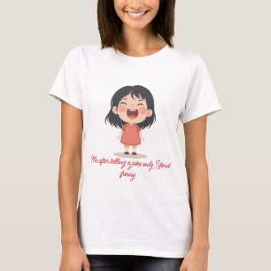 Camiseta Joyful Chibi Chica Laughing