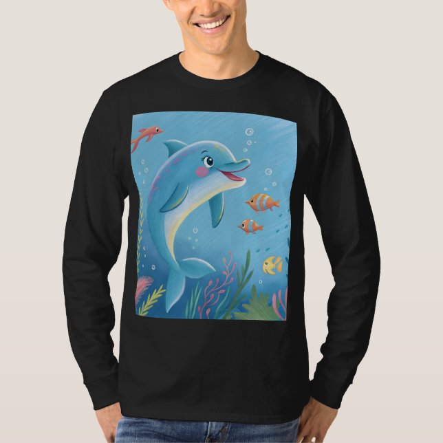Camiseta Joyful Dolphin Moments (Anverso)