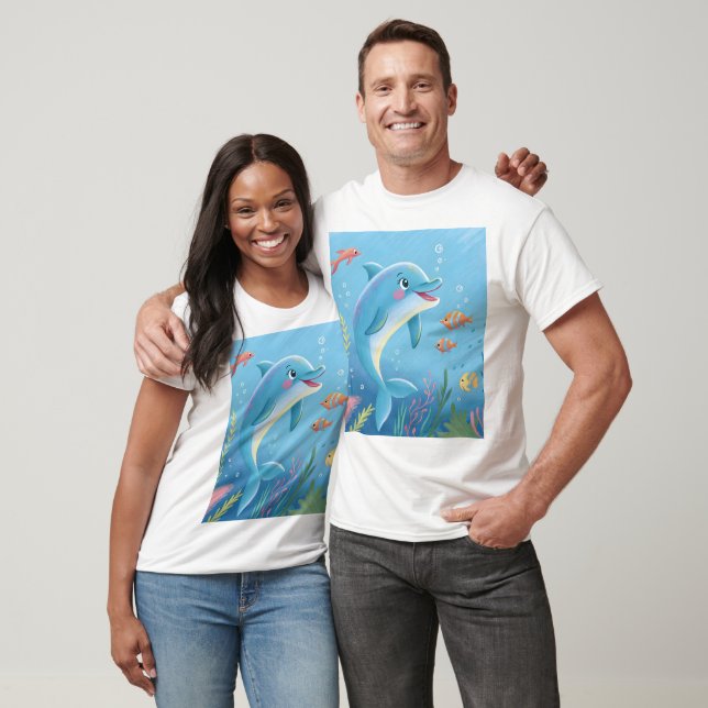 Camiseta Joyful Dolphin Moments (Unisexo)