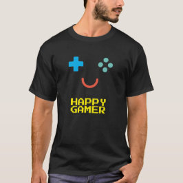 Camiseta Joyful Gamer - Emoticon de juegos retro