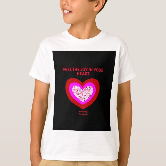 Camiseta Joyful Heart Boys White Basic T Shirt (Anverso)