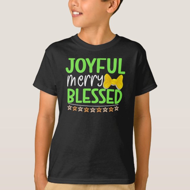 Camiseta Joyful Merry Blessed-81053 (Anverso)