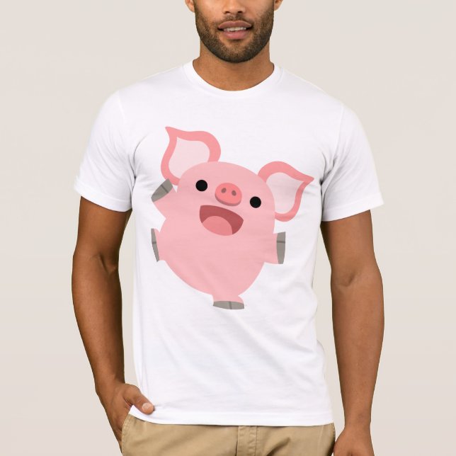 Camiseta Joyous Personalizado Pig T-Shirt (Anverso)