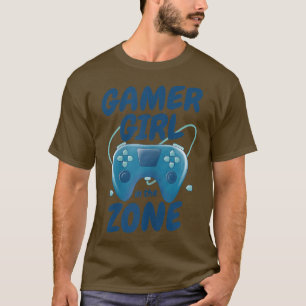 Camiseta Joystick Gamer Chica En El Vídeo Gracioso De Zone