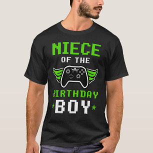 Camiseta Joystick Gamer Niece del niño de cumpleaños Love F