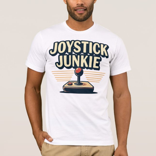 Camiseta Joystick Junkie (Anverso)