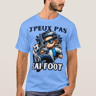Camiseta JPeux Pas JAi Foot Enfant Garon Humor Cadeau
