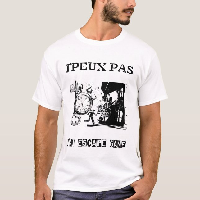 Camiseta j'peux pas j'aiescapegame (Anverso)