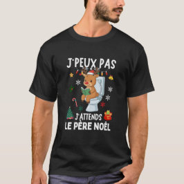 Camiseta J'peux pas J'attends Père Noël