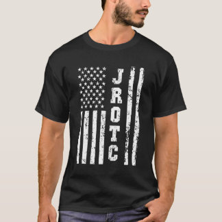 Camiseta Jrotc Estados Unidos Junior Rotc W Bandera Estadou