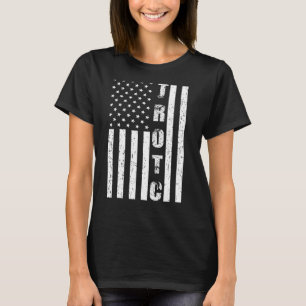 Camiseta Jrotc Us Junior Rotc Bandera Estadounidense En Pro