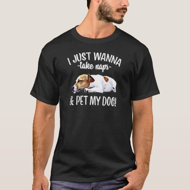 Camiseta JRT Dog Lover Nap Jack Russell (Anverso)