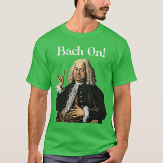 Camiseta JS Bach divertido para músico clásico barroco