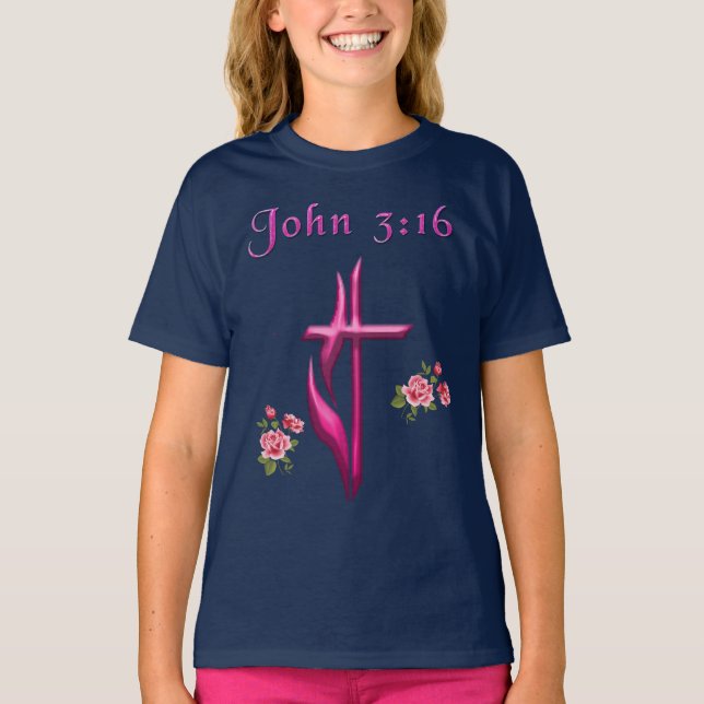 Camiseta Juan 3:16 (Anverso)