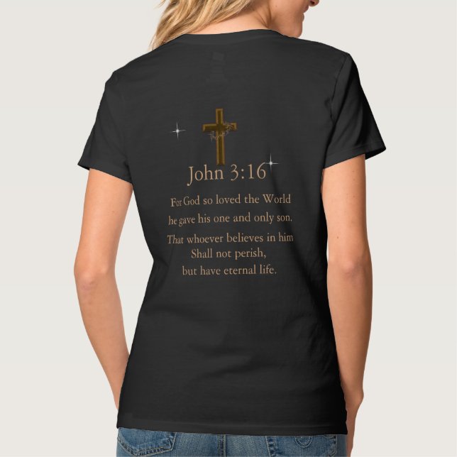 Camiseta Juan 3:16 (Reverso)
