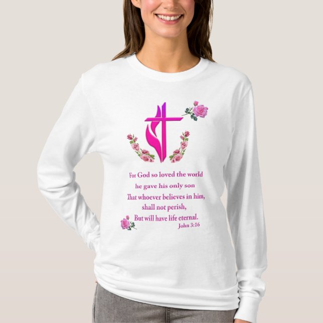 Camiseta Juan 3:16 (Anverso)