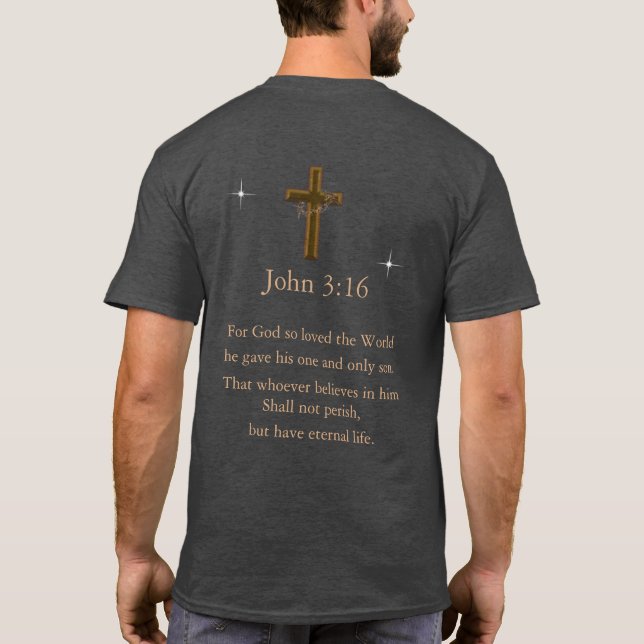 Camiseta Juan 3:16 (Reverso)