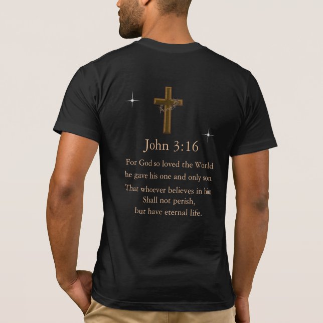 Camiseta Juan 3:16 (Reverso)