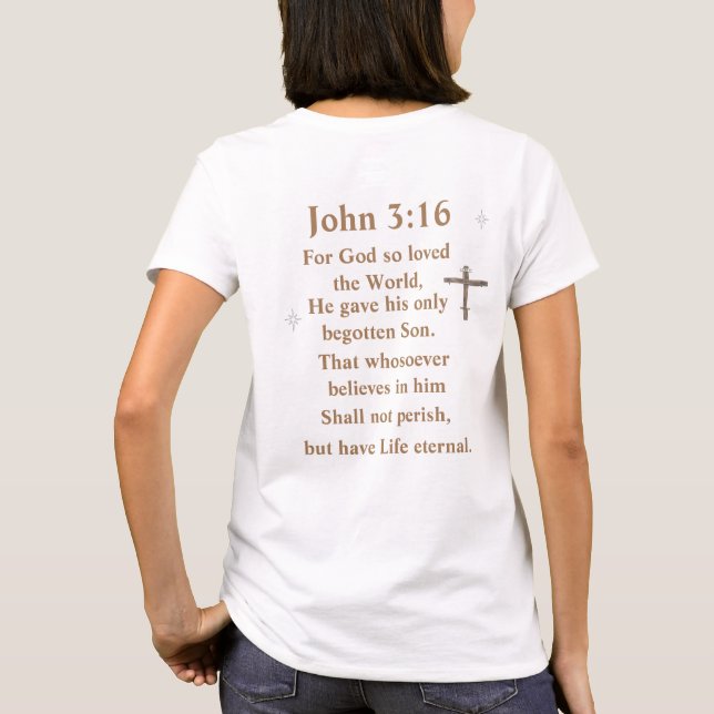 Camiseta Juan 3:16 (Reverso)