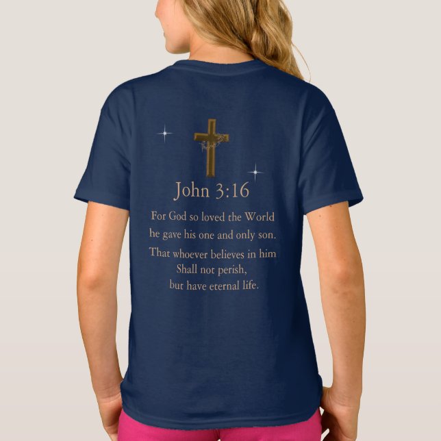 Camiseta Juan 3:16 (Reverso)