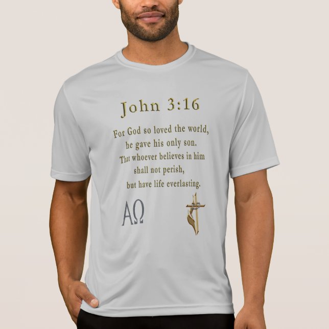 Camiseta Juan 3:16 (Anverso)