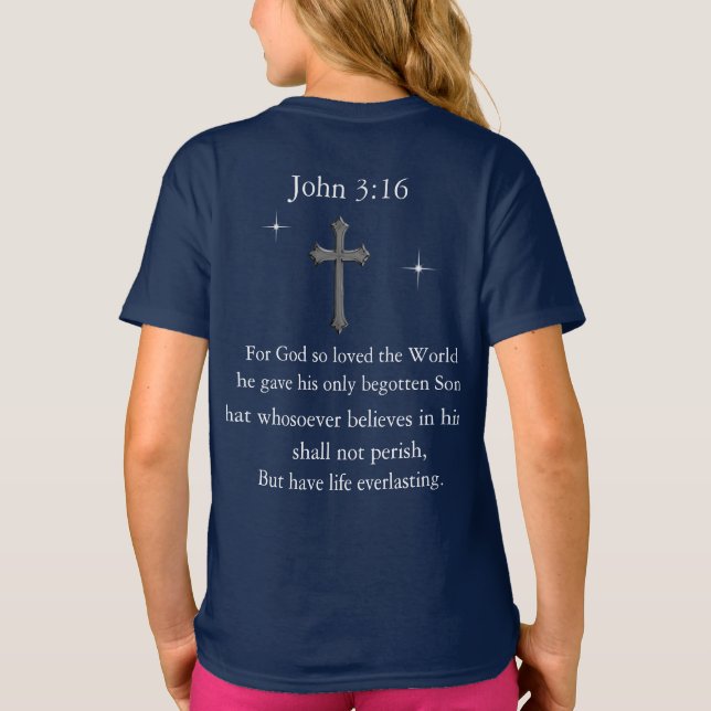 Camiseta Juan 3:16 (Reverso)